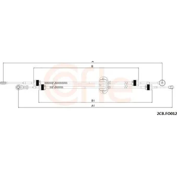 Převodovka Tažné lanko, ruční převodovka COFLE 92.2CB.FO012