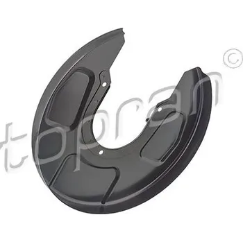 Brzdový kotouč Ochranný plech proti rozstřikování, brzdový kotouč TOPRAN 116 830
