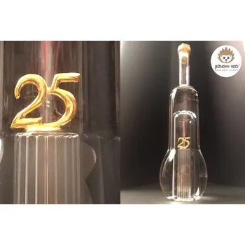 Láhev JUBILEJNÍ DÁRKOVÁ LÁHEV - 25 / DVACETPĚTKA - S ALKOHOLEM 40% ŠVESTKA