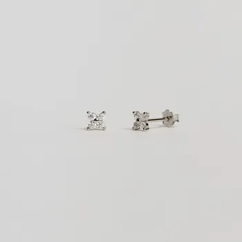 Náušnice Clover Sparkle Silver náušnice