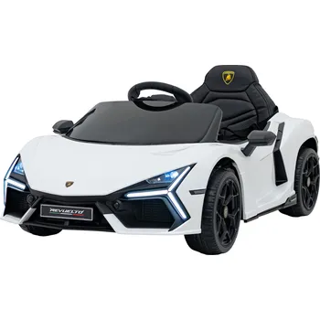 autíčko RKToys Dětské elektrické autíčko Lamborghini Revuelto bílé