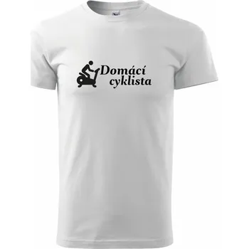 Pánské tričko Domácí cyklista - Triko extra velké (5-8XL) - 7XL ( Bílá )