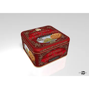 Cukrovinka La Mére Poulard La Mére Coffret Chocolate chip butter biscuits plech 250g