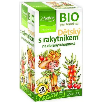 Nápoj APOTHEKE BIO Dětský s rakytníkem imunita 20x1.5g