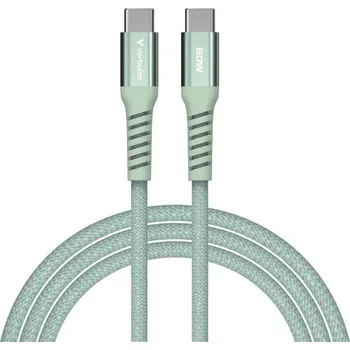 Datový kabel 31864 magnet. USB-C kabel 60W 1,2m green