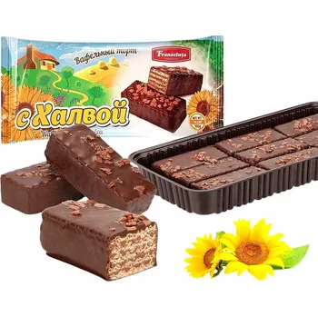 Oplatkový dort s chalvou&nbsp;190?g&nbsp;Franzeluta