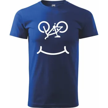 Pánské tričko Kolo úsměv - Triko extra velké (5-8XL) - 7XL ( Královská modrá )