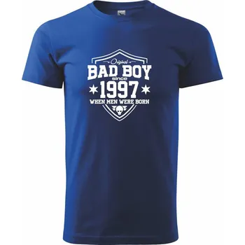 Bad boy since 1997 - Triko extra velké (5-8XL) - 7XL ( Královská modrá )