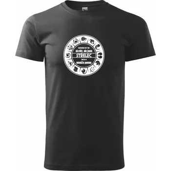 Pánské tričko Nesnáším být tak skvělý - Střelec - Triko extra velké (5-8XL) - 6XL ( Černá )