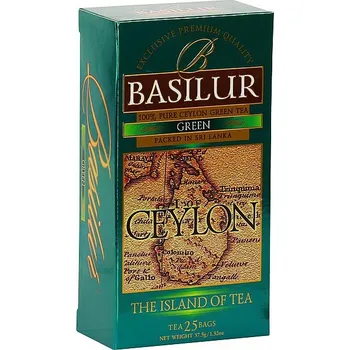 Nápoj BASILUR Island of Tea Green nepřebal 25x1,5g