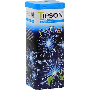 Čaj BASILUR TIPSON Festival Blackcurrant 75g plech