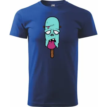 Pánské tričko Zombie zmrzlina - Triko extra velké (5-8XL) - 7XL ( Královská modrá )