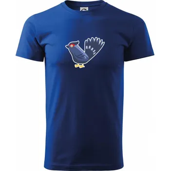 Tetřev animovaný - Triko extra velké (5-8XL) - 7XL ( Královská modrá )