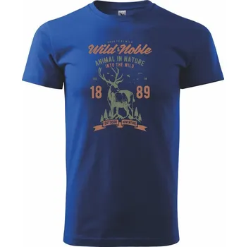 Pánské tričko Wild And Noble - Triko extra velké (5-8XL) - 7XL ( Královská modrá )