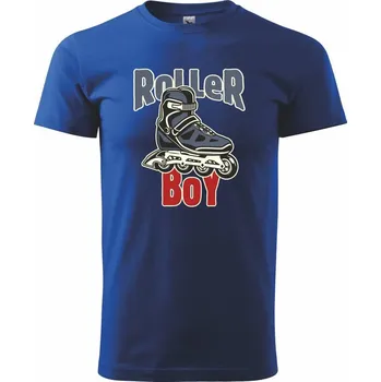 Roller boy modern - Triko extra velké (5-8XL) - 7XL ( Královská modrá )