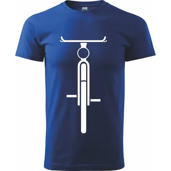 Kolo ze předu - obrys - Triko extra velké (5-8XL) - 6XL ( Královská modrá )