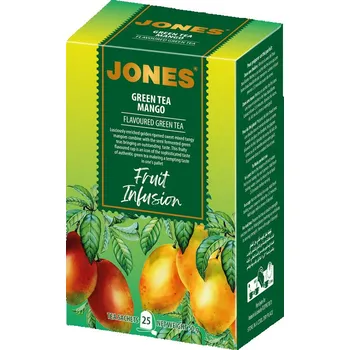 Čaj JONES Green Mango přebal 25x2g