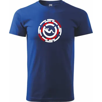 Pánské tričko Circuit training - Triko extra velké (5-8XL) - 7XL ( Královská modrá )