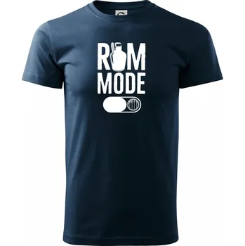 Pánské tričko Rum mode - Triko extra velké (5-8XL) - 6XL ( Námořní modrá (téměř černá) )