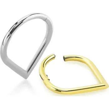 Piercing Kroužek hruška různých délek a barev SGTSH14 (Piercing ve tvaru hrušky různých délek a barev SGTSH14)