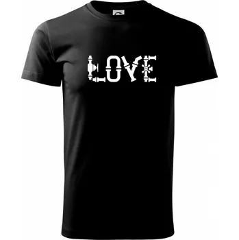 Instalatér love - Triko extra velké (5-8XL) - 8XL ( Černá )