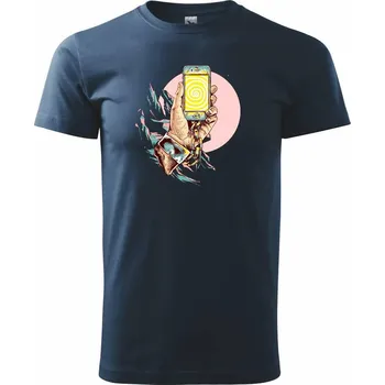 Pánské tričko Selfish - Triko extra velké (5-8XL) - 8XL ( Námořní modrá (velmi tmavá - téměř černá) )