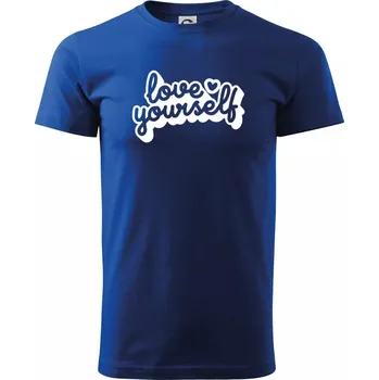 Love Yourself - Triko extra velké (5-8XL) - 7XL ( Královská modrá )
