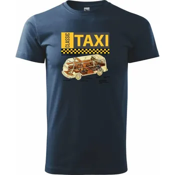 Pánské tričko Classic taxi - Triko extra velké (5-8XL) - 6XL ( Námořní modrá (velmi tmavá - téměř černá) )