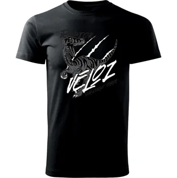 Pánské tričko Veloz terror - Triko extra velké (5-8XL) - 8XL ( Černá )