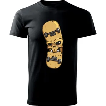 Pánské tričko Skateboard zombie - Triko extra velké (5-8XL) - 7XL ( Černá )