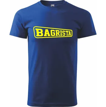 Bagrista - rámeček - Triko extra velké (5-8XL) - 8XL ( Královská modrá )