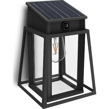 Philips Lysin UltraEfficient solární LED svítidlo se senzorem 3,2 W, 500 lm, 2700 K, IP44, hranaté