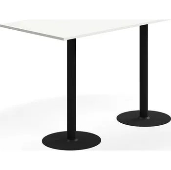 Jídelní stůl Barový stůl ALVA, 1800x800x1000 mm, vysokotlaký laminát, černá/bílá