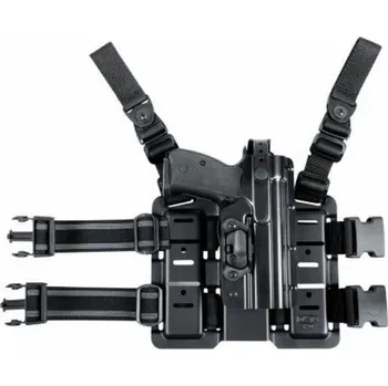 Pouzdro pistolové PHDLB stehenní CZ 75D Compact se závěsem 855 LEVÉ (Pouzdro pistolové PHDLB stehenní CZ 75D Compact se závěsem 855 LEVÉ)