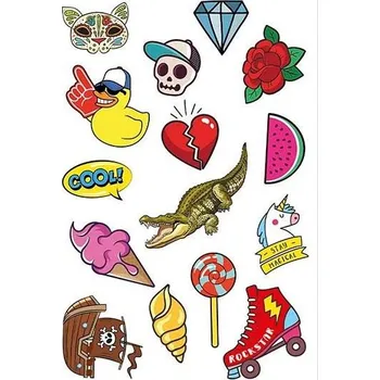 samolepka JOVI dětské tetovačky 15ks - Srdce