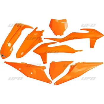 UFO kompletní sada plastů KTM SX 125/150/250 19-22, SXF (SX-F) 250/350/450 19-22 barva oranžová (KT522E127) (UFO kompletní sada plastů KTM SX 125/150/250 19-22, SXF (SX-F) 250/350/450 19-22 barva oranžová (KT522E127))