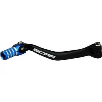 Osvětlení pro motocykl SCAR závodní spojková páčka TM 125 / 144 MX / EN 00-25, 250 MX / EN 2 ST 00-18, 300 MX / EN 2 ST 00-18, 250 MX / EN 4 ST 00-25, 300 MX /EN 4 ST 00-25, 450 MX / EN 00-25, 85 JUNIOR 00-25 barva černá/světle modrý (SCAR závodní spojková páčka TM 125 / 144 MX