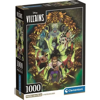 Puzzle Puzzle Disney: Villains 1000 dílků