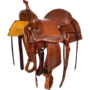 McBryan Sedlo westernové Team Penning Border Stamp McBryan, chestnut Velikost posedlí: 16"