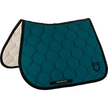 EQUESTRO Dečka podsedlová Jersey Black Line EQUESTRO, skoková, petrol COB/FULL