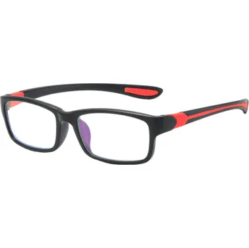 Brýle na čtení Plastové brýle na čtení +3,50 TR90 materiál Odolné lehké brýle s filtrem modrého světla Ochrana očí při práci na počítači i čtení červená