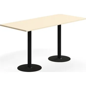 Barový stolek Barový stůl VERTICUS, 1800x800x900 mm, bříza/černá