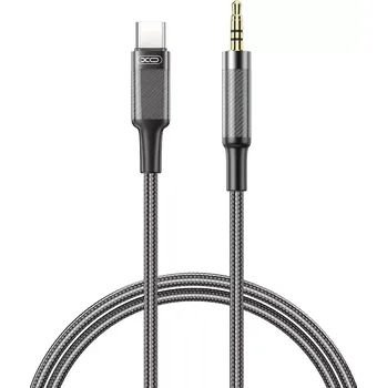 Audio kabel Kabel AUX (XO NB-R279B) USB C na Jack 3,5mm barva černá