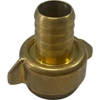 Koncovka s vnitřním závitem 1" + redukce na 3/4" na hadici 3/4" (19 mm), mosaz