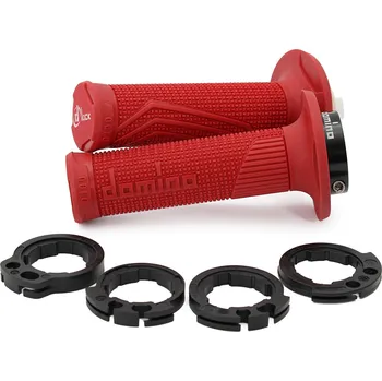 doMINO řazení (gripy) (GRIPY) OFF ROAD D-LOCK (s adaptéry plynu - KTM, HUSQVARNA, GASGAS, HONDA, KAWASAKI, SUZUKI, YAMAHA) barva červená (D10046C4200A9-0) (doMINO řazení (gripy) (GRIPY) OFF ROAD D-LOCK (s adaptéry plynu - KTM, HUSQVARNA, GASGAS, HONDA,)