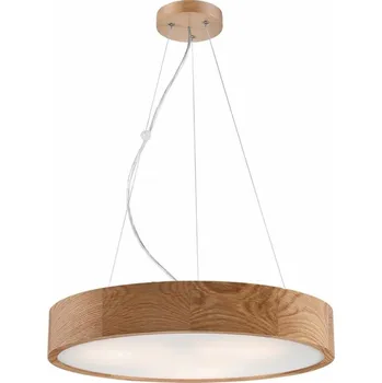 Brilagi LED Lustr na lanku CARVALHO 3× E27 60 W dub průměr 47,5 cm