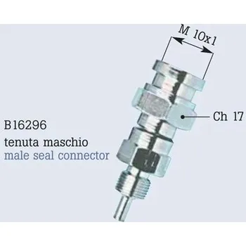 Brzdová čelist Koncovka brzdové hadice kompletní závit vnitřní FREN TUBO B16296K (FREN TUBO koncovka brzdové hadice kompletní závit vnitřní 10X1 (vnější))
