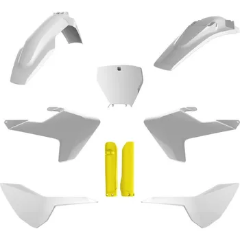 POLISPORT kompletní sada plastů (FULL KIT) HUSQVARNA TC/FC 16-18 v sadě tabulka přední (8665800002) i kryty tlumičů (8398900004) barva bílá (POLISPORT kompletní sada plastů (FULL KIT) HUSQVARNA TC/FC 16-18 v sadě tabulka přední (8665800002) i kryty tlumič