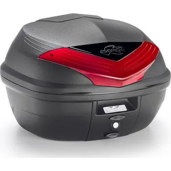 Zavazadlo na motocykl KAPPA zadní kufr 35L MONOLOCK K355N2 s červenáMI odrazkami ( včetně plotny ) - nahrazuje K355N (KAPPA zadní kufr 35L MONOLOCK K355N2 s červenáMI odrazkami ( včetně plotny ) - nahrazuje K355N)