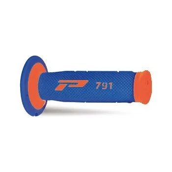 Osvětlení pro motocykl PROGRIP řazení (gripy) PG791 OFF ROAD (22+25mm, délka 115mm) barva oranžová fluorescenční/světle modrý (dvousložkový) (791-275) (PA079100-275) (PROGRIP řazení (gripy) PG791 OFF ROAD (22+25mm, délka 115mm) barva oranžová fluorescenční/světle modrý)